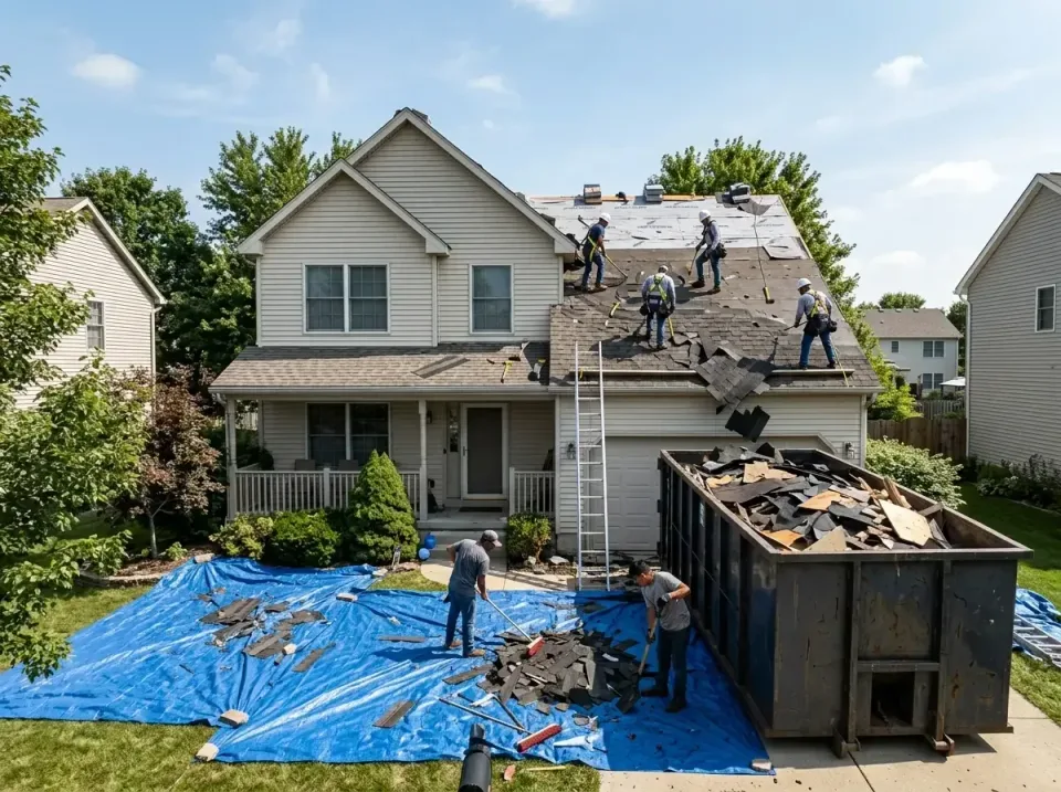 roof-replacement-debris-remova-004 — frequently asked questions, Cheapest Dumpster Rentals in Tiger Point, FL